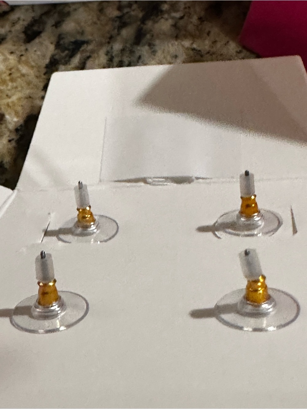 Betsey Johnson Bee and Flower Earring Set - Yellow/Gold Brand New - Picture 4 of 6